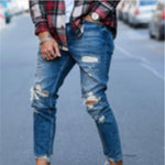 Hole men''s jeans