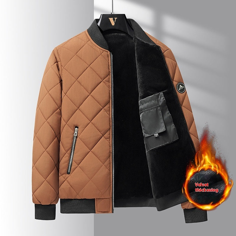 Men's Warm Cotton Baseball Coat