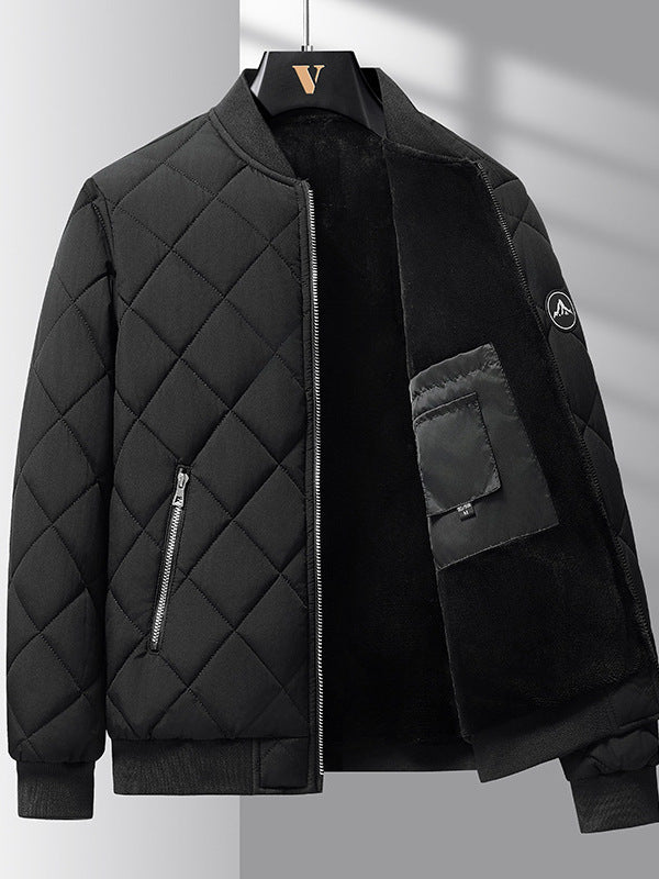 Men's Warm Cotton Baseball Coat