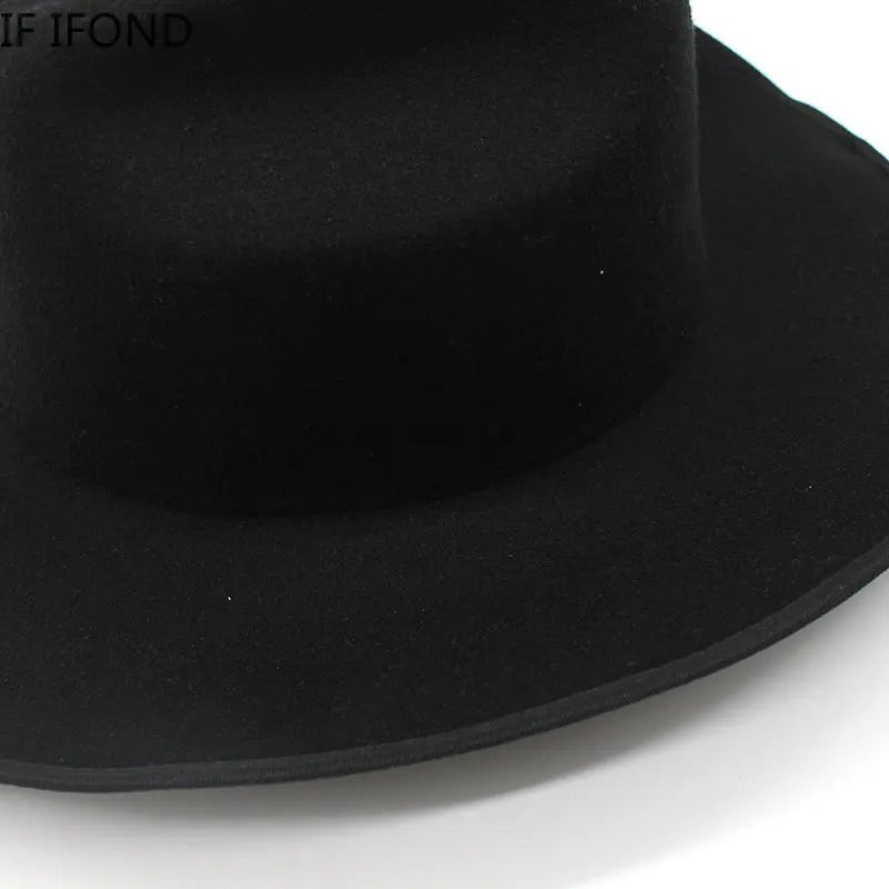 Woolen Hat Turquoise Belt Western Denim