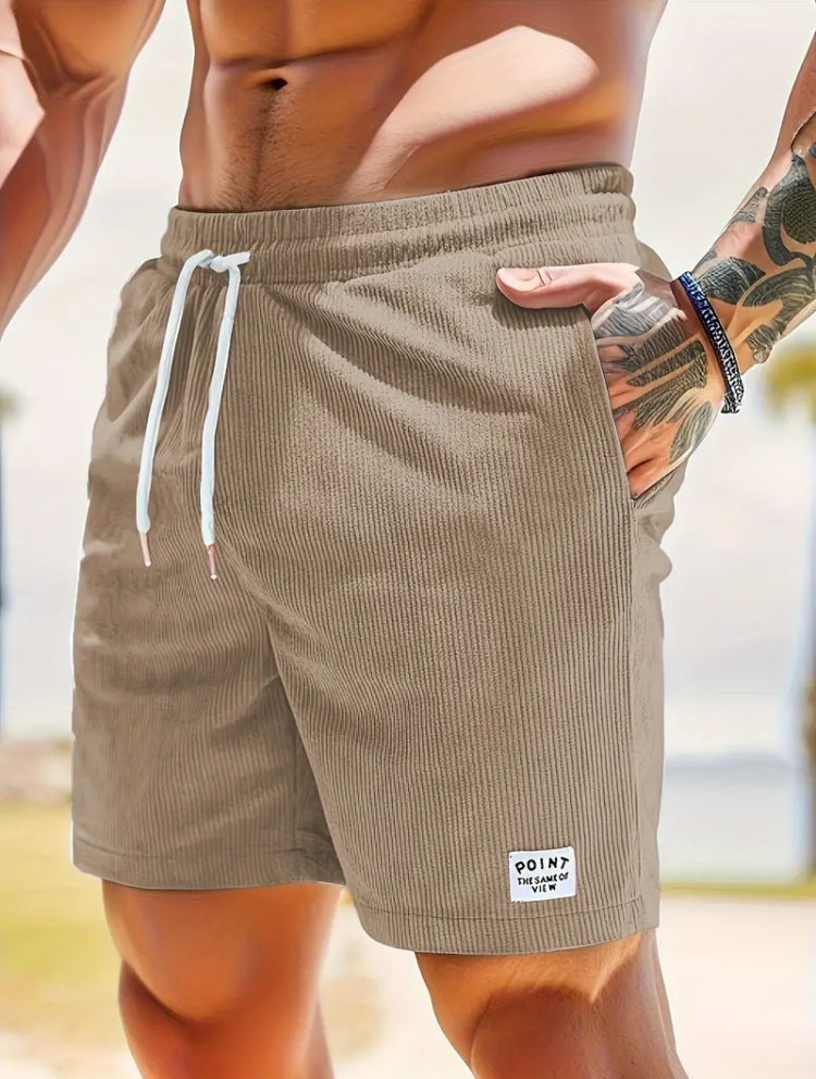 Men's Corduroy Summer Shorts