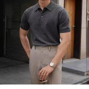 Men's Solid Polo T-Shirt