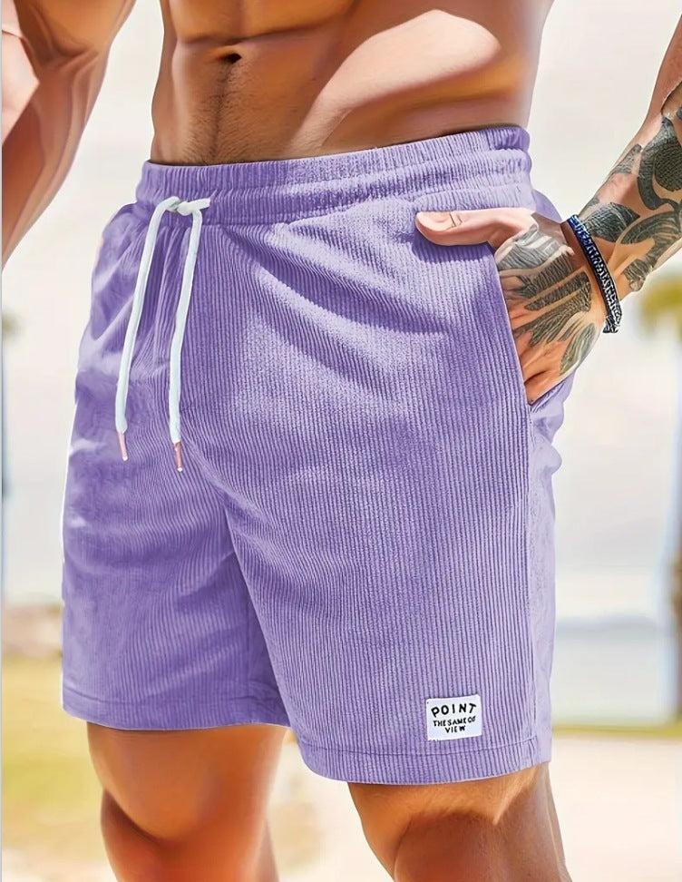 Men's Corduroy Summer Shorts