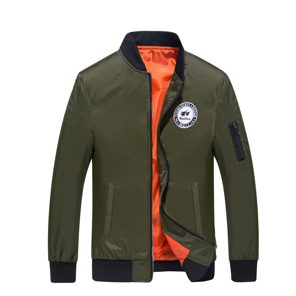 Nylon Baseball Bomber Jacket