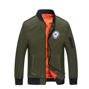 Nylon Baseball Bomber Jacket