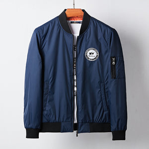 Nylon Baseball Bomber Jacket