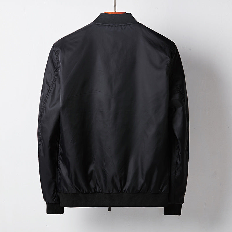 Nylon Baseball Bomber Jacket