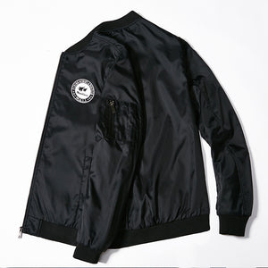 Nylon Baseball Bomber Jacket