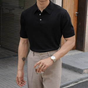Men's Solid Polo T-Shirt