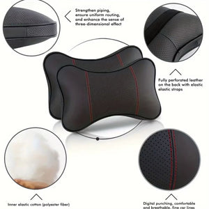 Leather Car Neck Pillow Pad