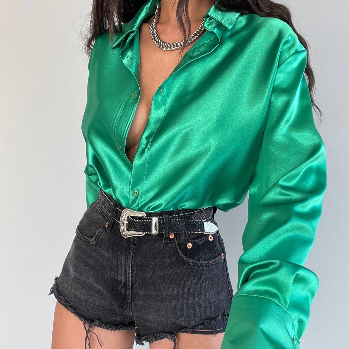 Sexy Lapel Shirt