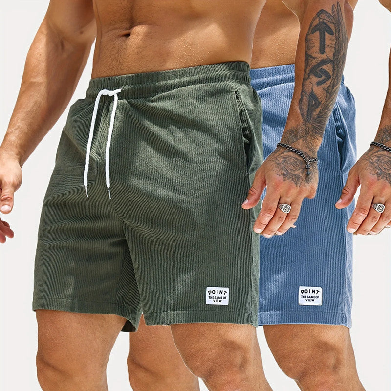 Men's Corduroy Summer Shorts