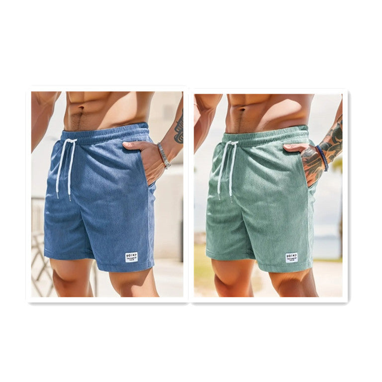Men's Corduroy Summer Shorts