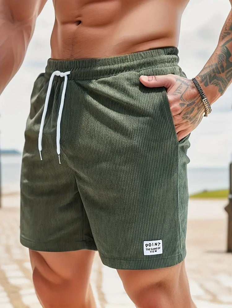 Men's Corduroy Summer Shorts